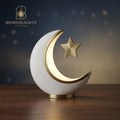 Bowerlights™ Crescent Bloom™ Art Deco Table Lamp